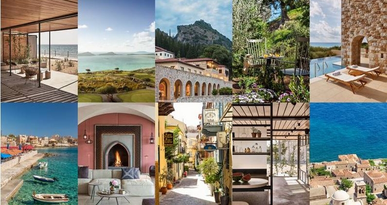 Conde Nast Traveller eumelia & Peloponnese top holiday destinations 2019